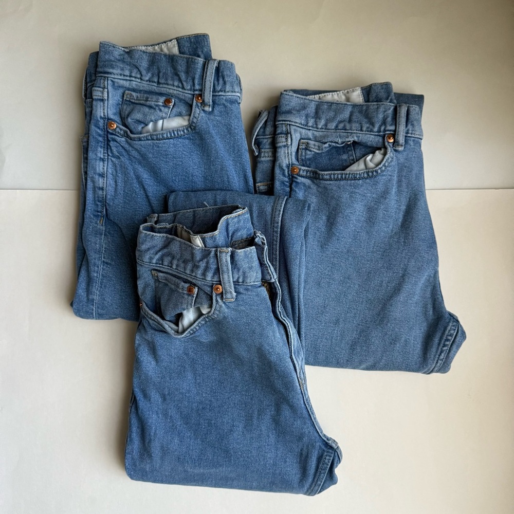 H&M Lot of 3 Men’s Light Blue Denim Slim Jeans - Size 28x30 (Used)